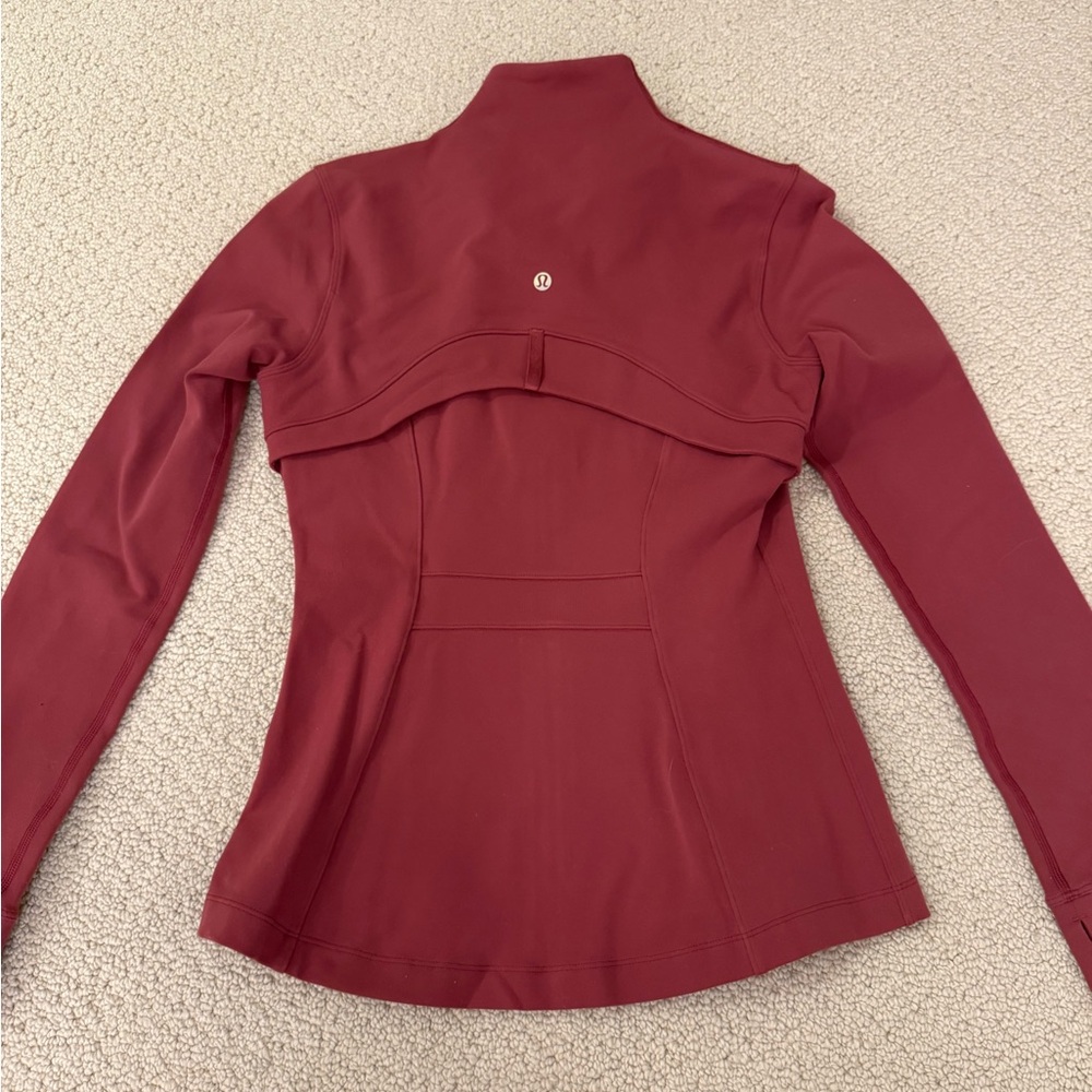 Lululemon define jacket- Mulled wine with gold zip - Picture 7 of 8